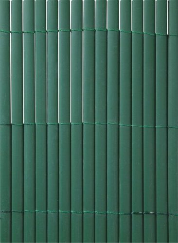 Bambusz árnyékoló műanyag ovál 1,5x3m zöld