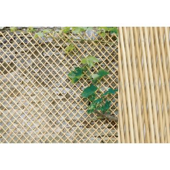 Növényfuttató rács 0,5x1,5m hántolt vessző