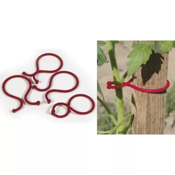 Növény csipesz 25db/cs paradicsom piros Tomatoclip