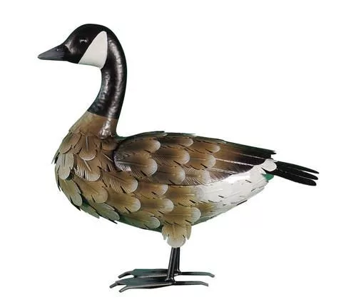 Dekor liba figura fém Nort Goosy