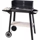 Grill faszenes nyitott sütő kerekekkel