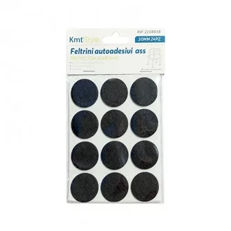 Padlóvédő bútorfilc 12db-kör 30mm öntapadós