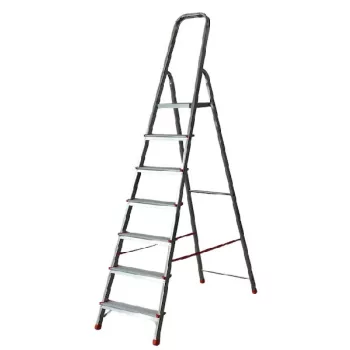 Létra 7 fokos alu háztartási