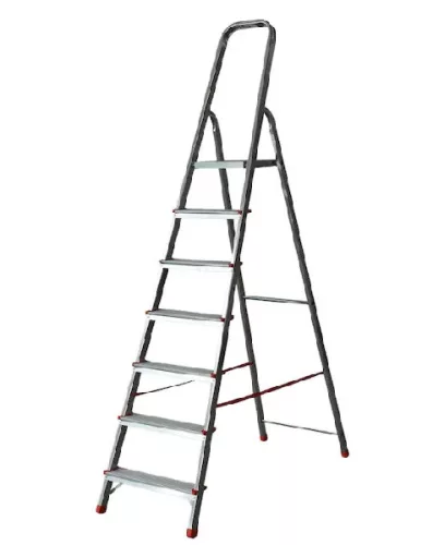 Létra 7 fokos alu háztartási