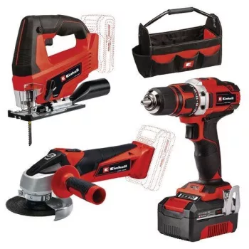 Einhell-gépszett TE-TK 18/3 Li KIT (JS+CD+AG)