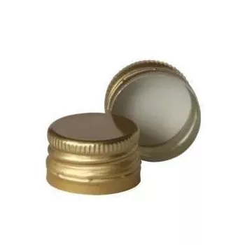 Borosüveg tető fém 31,5mm arany /alacsony/