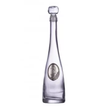 Üveg óncímkés évszámos hasas (18év) 0,5L kifutó