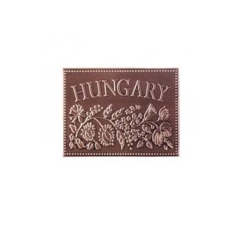 Hűtőmágnes "kalocsai minta" arany