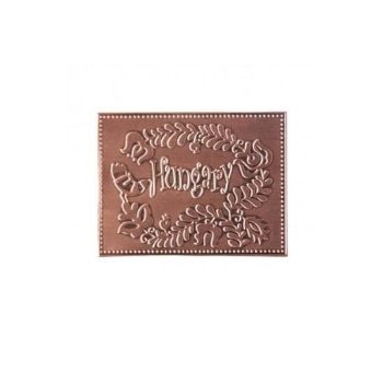 Hűtőmágnes "Hungary népmese" arany