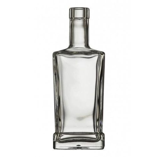 Üveg 0,5L szögletes king quadra