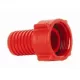 Tömlővég piros  1/2"- 3/4"B