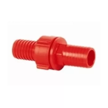 Tömlőösszekötő piros  3/4"-1"-1"