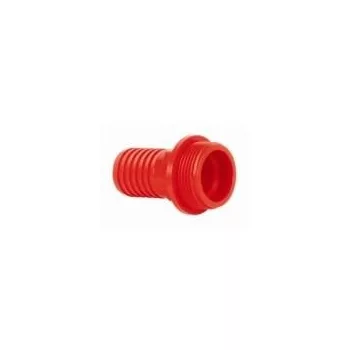 Tömlővég piros  1/2"- 3/4"K
