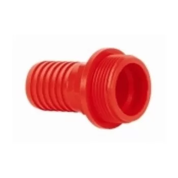 Tömlővég piros  1/2"-1"K