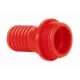 Tömlővég piros  1/2"-1"K