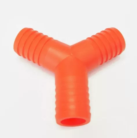 Tömlő vízelosztó Y piros 1"-1"-1"