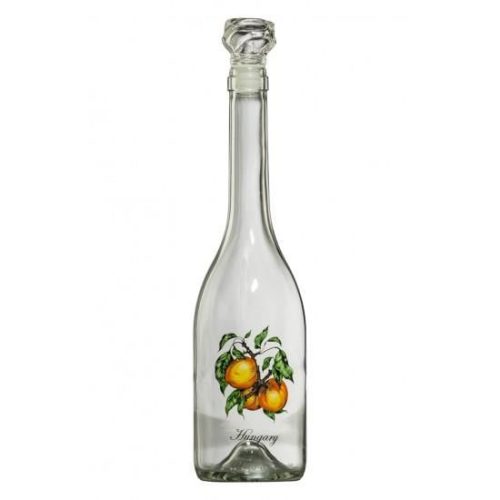 Üveg 0,5L dekor lungo barack kifutó