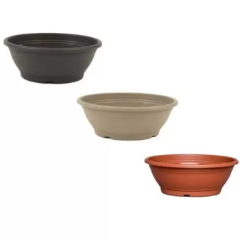 Virágtál műanyag Top 35cm Szürke