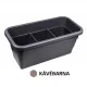 Balkonláda+alj 100cm Top Kávé barna/Teraszláda/