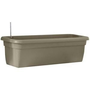 Balkonláda+alj 80cm Top Kávé barna vízszintmérővel