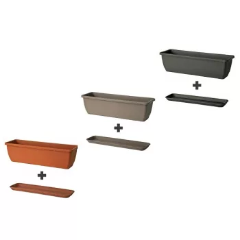 Balkonláda+alj 100cm Top Terra/Teraszláda/