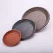 Virágcserép alátét műanyag Top 39cm antracit