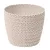 Kaspó műanyag szines Magnolia Jersey 19cm krém