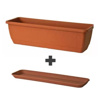 Balkonláda+ alj 100cm Top Terra/Teraszláda