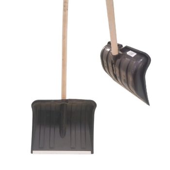 Hólapát műa. fekete fém éllel+nyél 37cm