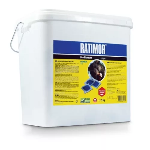 Rágcsálóírtó pép 5kg Ratimor