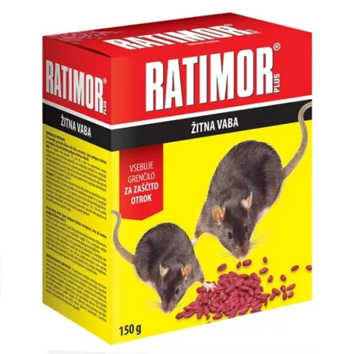 Rágcsálóírtó granulátum 0,15kg dobozos Ratimorplus