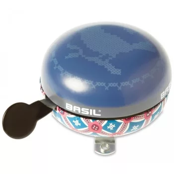 Csengő Basil acél 80 mm big-bell boheme indigókék