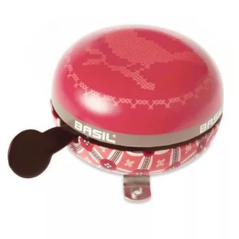 Csengő Basil acél 80mm-es big bell boheme piros