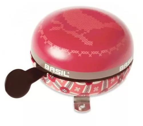 Csengő Basil acél 80mm-es big bell boheme piros