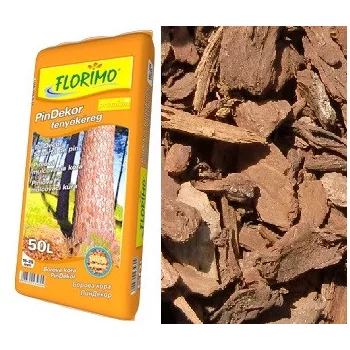 Fa Fenyőkéreg 20-40mm PinDekor 50L Florimo