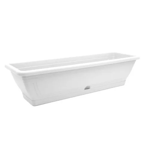 Balkonláda+alj  80cm IL-PE fehér