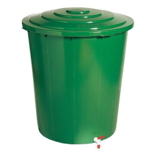 Esővíz tároló 200 L +tető +csap Kerek