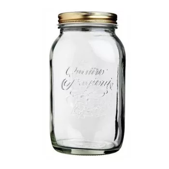 Befőttes üveg 1500ml Quattro+tető Vetro