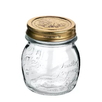 Befőttes üveg  150ml Quattro+tető Vetro