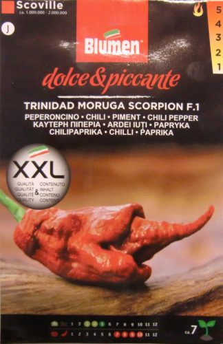 Paprika csili Moruga Scorpions