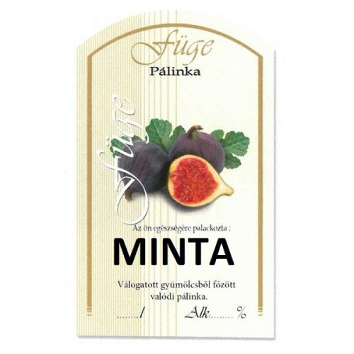 Pálinkásüveg cimke füge 10db/cs