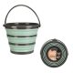 Vödör 10L összecsukható zöld