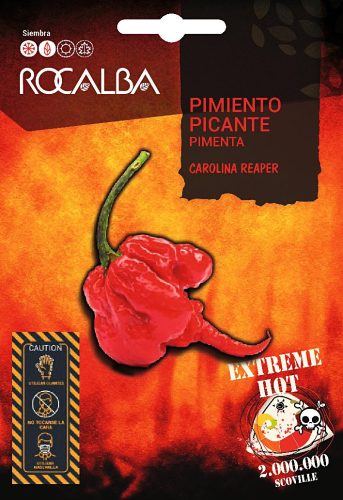 Paprika csili Carolina Reaper 8szem
