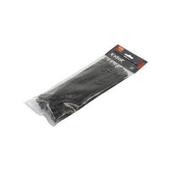 Gyorskötöző 200/3,6 100db/csomag fekete