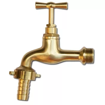 Kerticsap  1/2" réz 1/2" tömlőcsatlakozóval