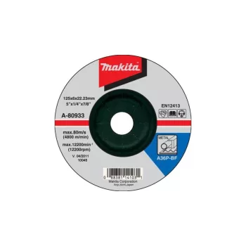 Makita csiszolókorong acél 125x6mm