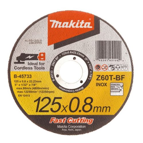 Makita vágókoorng INOX 125x0,8mm gyors