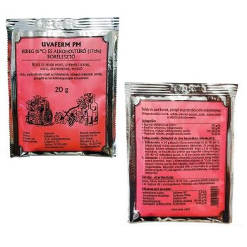 Borélesztő hidegtűrő 20g Uvaferm PM