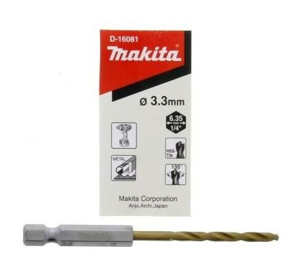 Makita fémfúró HSS-TIN 3,3mm