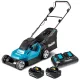Makita-DLM382PT2 fűnyíró LXT 2x18V 5Ah+RD